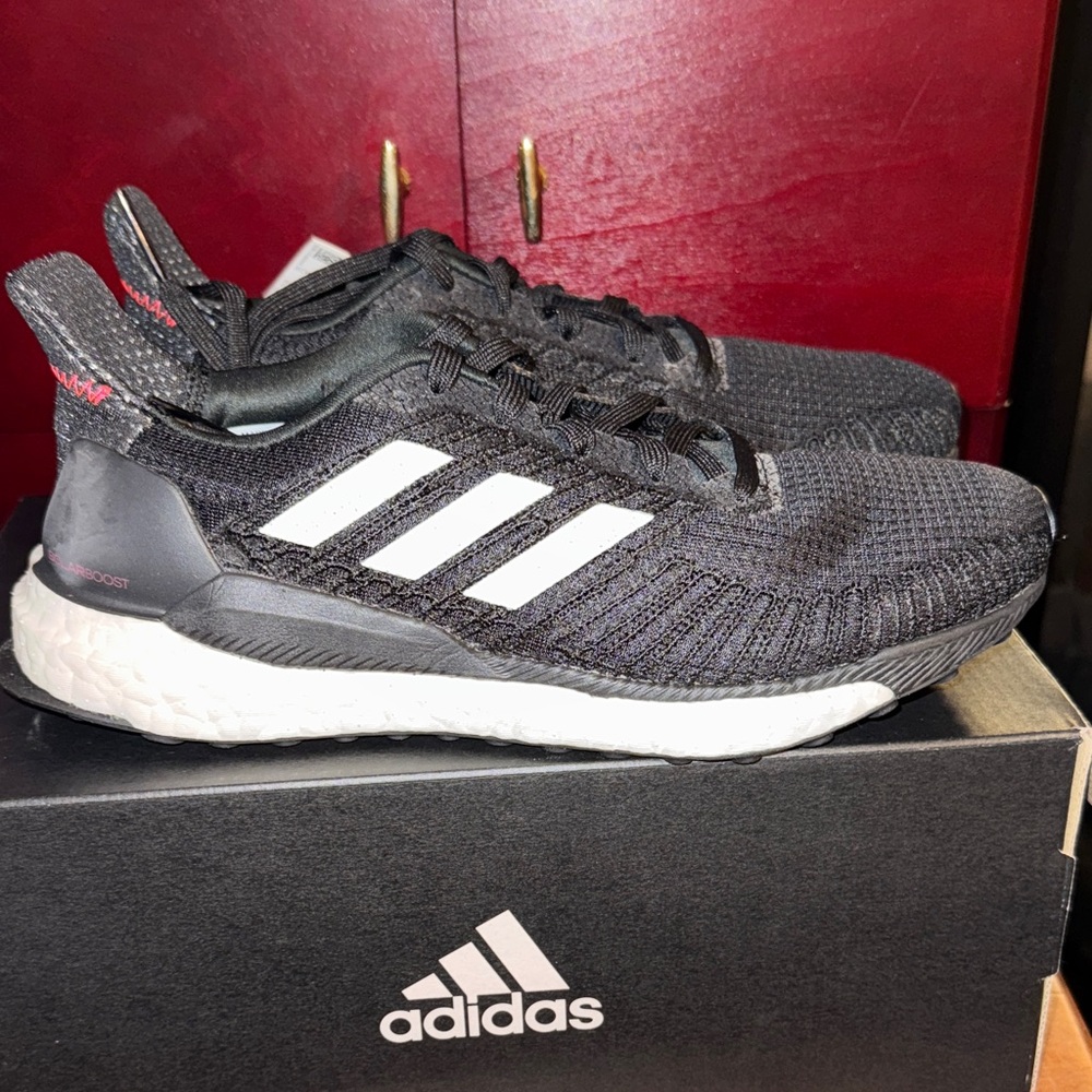 Adidas Women’s Solar Boost Black Sneakers - Picture 4 of 6